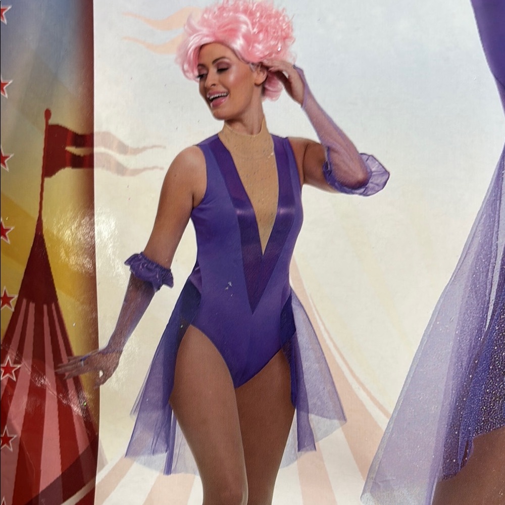 Great Show Purple Trapeze Artist Costume